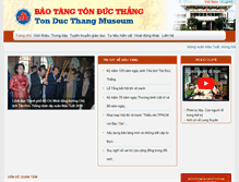 Tablet Screenshot of baotangtonducthang.com